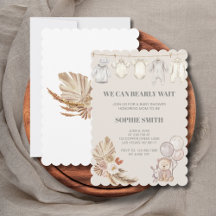 Vi kan boho Pampas Baby Shower