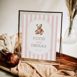 Vi kan boka vänteskylt för babyskor Mat & Drinks Poster