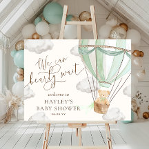 Vi kan bolla Baby Shower för Grönt av vänteminnen