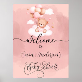 Vi kan bota Baby-duschen Poster