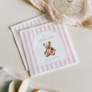 Vi kan bota Eleganten Baby Shower Pappersservett