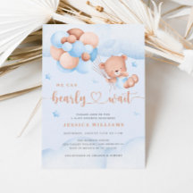 Vi kan bota inbjudan till Blue Baby Shower