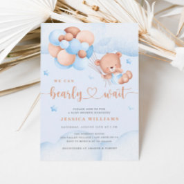 Vi kan bota inbjudan till Blue Baby Shower