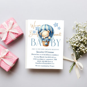 Vi kan bota inbjudningar till Blue Baby Shower