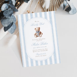 Vi kan bota Nallen Baby Shower för Elegant Inbjudningar