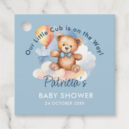 Vi kan bota Nallen Baby Shower Gåvor Etiketter