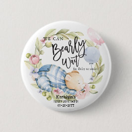 Vi kan bota Nallen Baby Shower Knapp