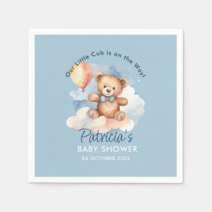 Vi kan bota Nallen Baby Shower Pappersservett