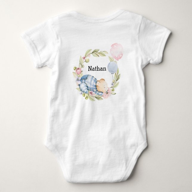 Vi kan bota Nallen Baby Shower T Shirt (Baksida)
