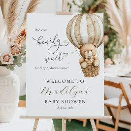 Vi kan bota Nallen Baby Shower Välkommen