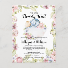Vi kan bota Nallen Baby Shower Vykort