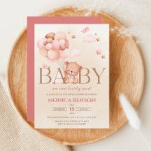Vi kan bota Rosa Beige Baby Shower