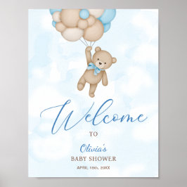 Vi kan bota välkomstsignaturen för Baby Shower Poster