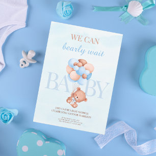 Vi kan bota vänta-babysknappen inbjudningar