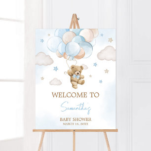 Vi kan bota vänta Ballon Välkommen Poster