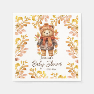 Vi kan bota vänta Löv Baby Shower Pappersservett