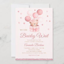 Vi kan bota vänta Nalle Baby Shower
