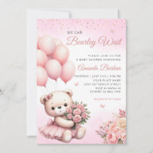 Vi kan bota vänta Nalle Baby Shower