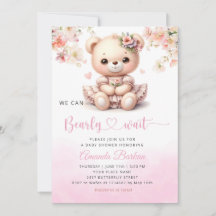 Vi kan bota vänta Nalle Baby Shower