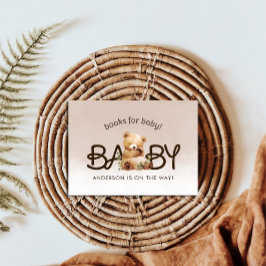 Vi kan bota vänta på Baby Shower Bokar till Baby Tilläggskort