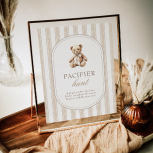 Vi kan bota vänta på babyutlösaren Nappar Hunt-tec Poster