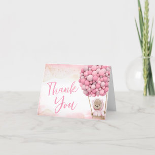 Vi kan bota vänta på babyvisa tackkort