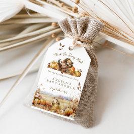 Vi kan bota vänta på skogsbabyduschen presentetikett