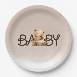 Vi kan bota vänta på vattenfärgsbabysknappen Party