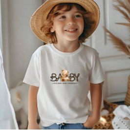 Vi kan bota vänta på vattenfärgsbabysknappen Party T Shirt