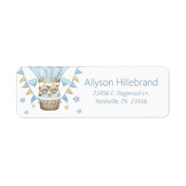 Vi kan bota vänta Twin Boy-Returadressen Returadress Etikett