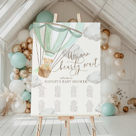 Vi kan bota vänteschemat för babyskor i Grönten Poster