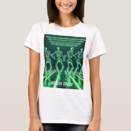 Vi kan dansa Skeletons på ljusa Dance Golv T Shirt