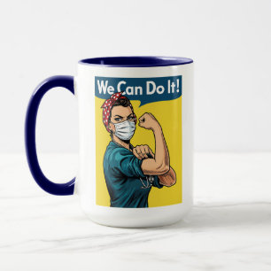 Vi Kan Det Feministisk Sjuksköterska Rosie Riveter Mugg