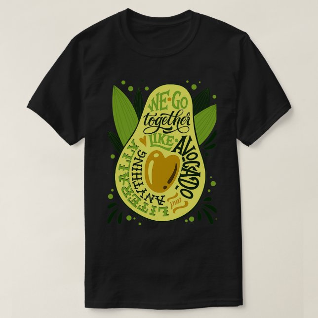 Vi kan gå tillsammans som Avocado T Shirt (Design framsida)