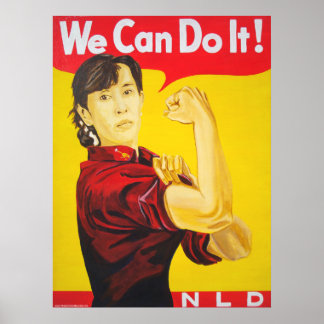 Vi kan göra det! - Ang San Suu Kyi Poster