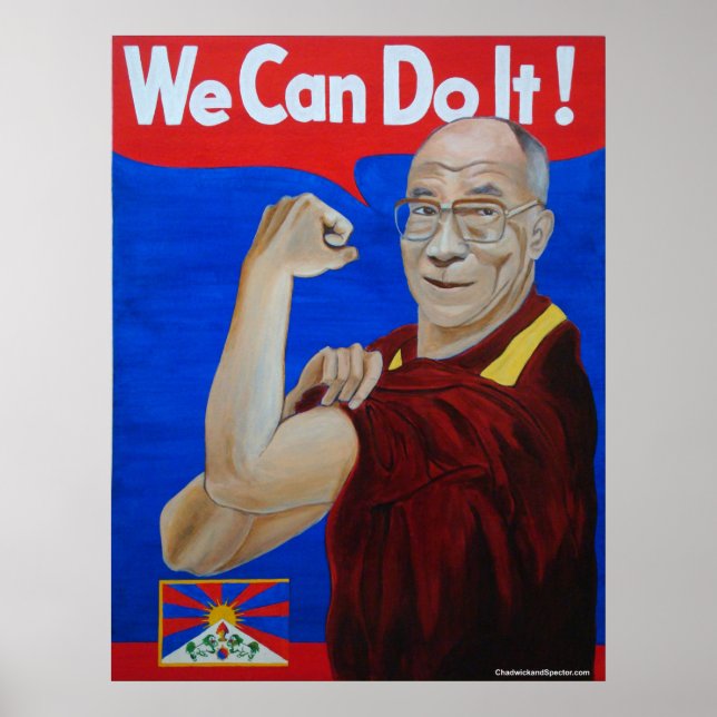 Vi kan göra det! - Dalai Lama Poster (Framsidan)