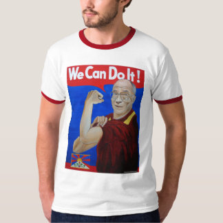 Vi kan göra det - den Dalai Lama skjortan Tee Shirt