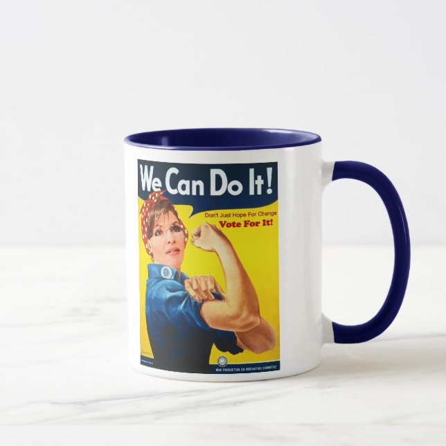 Vi kan göra det - den Sarah Palin muggen Mugg (Höger)