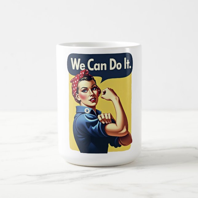 Vi kan göra det | feminism kaffemugg (Center)