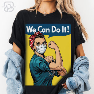 Vi Kan Göra Det Feministisk Sjuksköterska Rosie Ri T Shirt