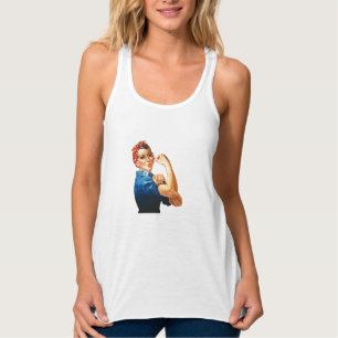 Vi kan göra det genom Riveter Women Power Linne Med Racerback