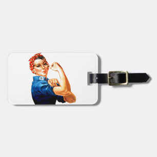 Vi kan göra det genom Riveter WWII-propaganda Bagagebricka