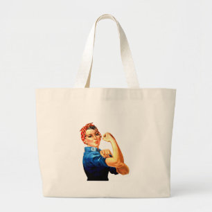 Vi kan göra det genom Riveter WWII-propaganda Jumbo Tygkasse