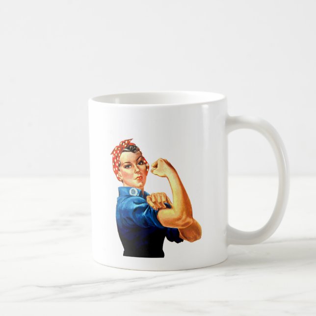 Vi kan göra det genom Riveter WWII-propaganda Kaffemugg (Höger)
