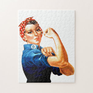 Vi kan göra det genom Riveter WWII-propaganda Pussel
