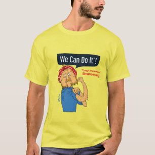 Vi kan göra det - hosta och spis samtidigt t shirt