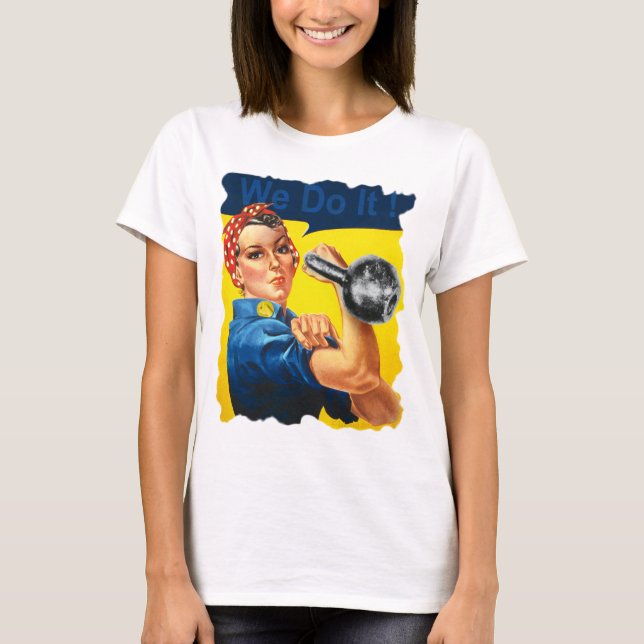 Vi kan göra det, Kettlebell T-shirt (Framsida)