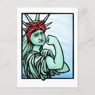 "Vi kan göra det" Liberty Vykort