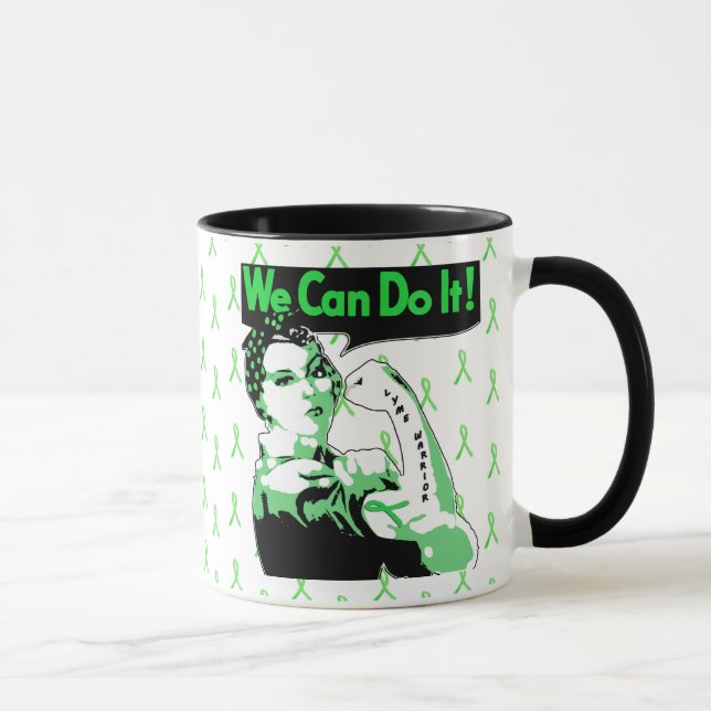 Vi Kan Göra Det, Lyme Disease Krigaren Kaffe Kopp (Höger)