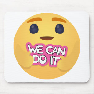 Vi kan göra det om Emojis Musmatta